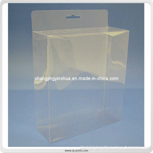 High Quality Transparent PVC Hanger Package Box